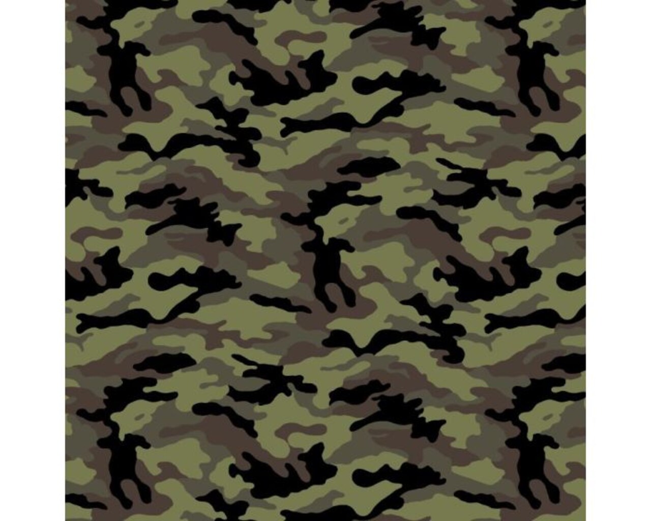 Camouflage Cotton Fabric | By the Yard | Sewing and Crafting | 44 inches wide
